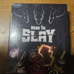 Here to Slay Board Game - Dark Cover with Character Art Sealed